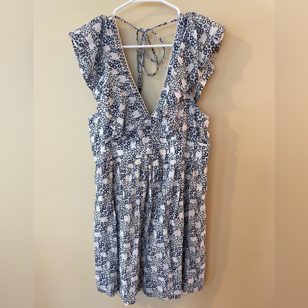 Anthropologie vneck plunge tunic mini dress - Picture 2 of 10